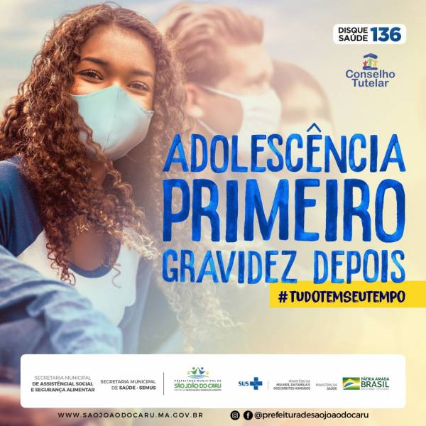 São João do Caru promove semana de prevenção à gravidez na adolescência