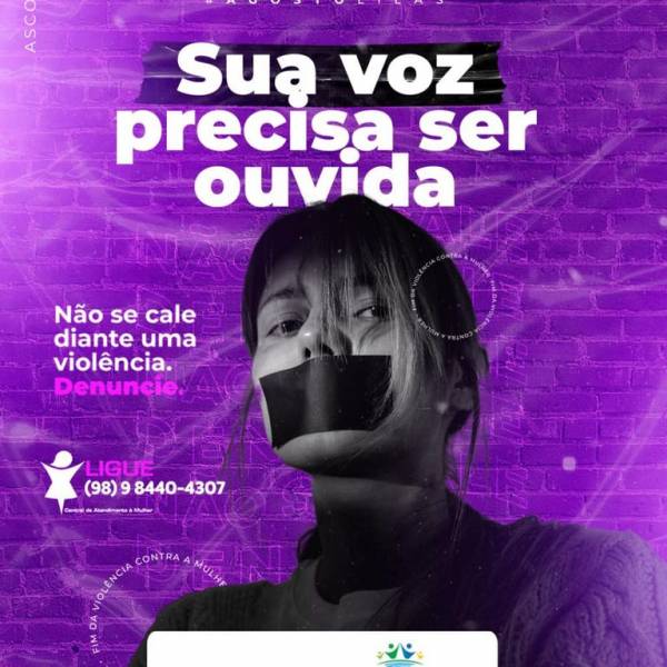 secretaria de Politicas para mulheres, divulga disk denuncia para casos de violência contra mulheres